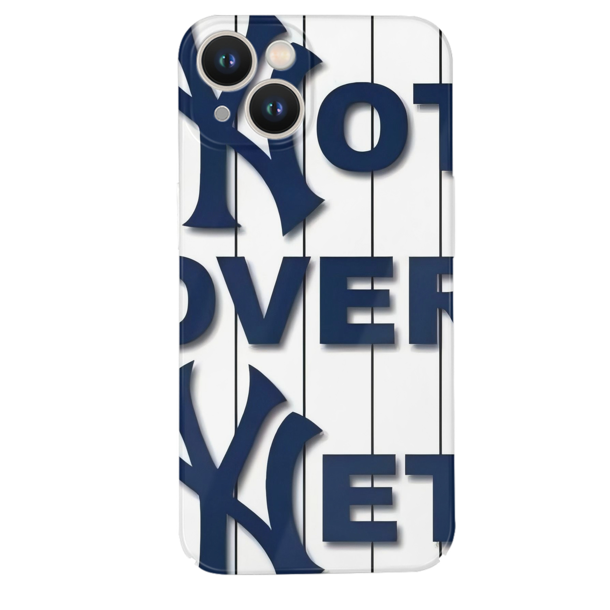 New York Yankees Not over Net IPhone 14 Series Full-Cover Hard Case – Shockproof With Raised Camera Protection – Precise Cutouts, Wireless Charging Compatible – Durable, Anti-Yellowing, Easy To Clean